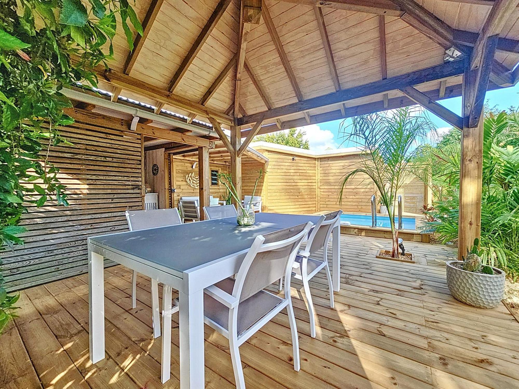 Villa L'Anjou Creole A Sainte Anne En Guadeloupe Avec Piscine Privee Et 2 Chambres Pour 4 Personnes Eksteriør bilde
